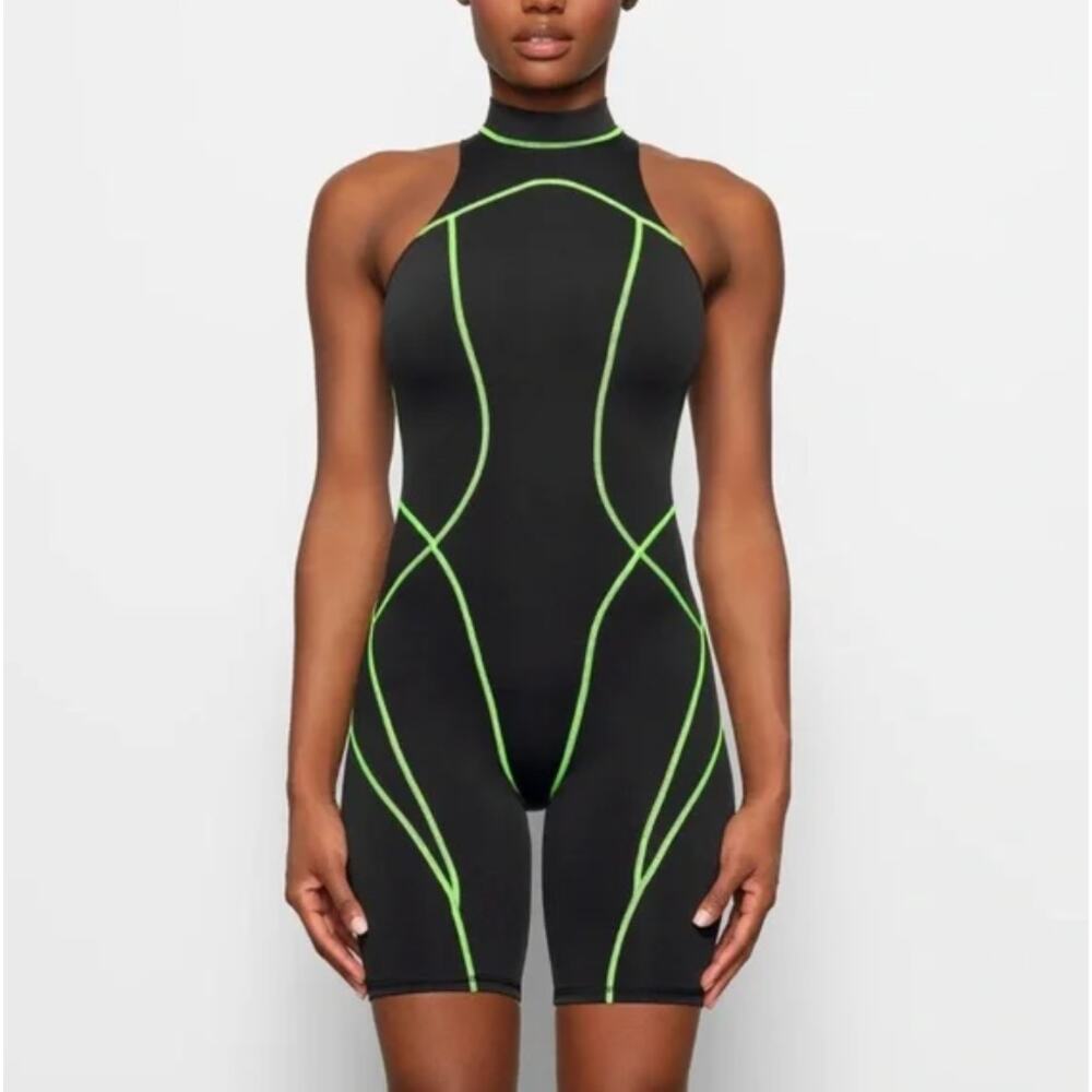 NWT Skims Moto Contour Mockneck Onesie/Jumper